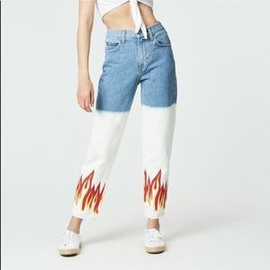 LF carmar flame jeans